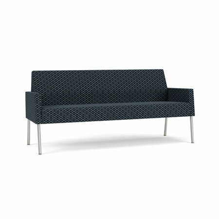 LESRO Mystic Lounge Reception Sofa, Silver, RS Night Sky Upholstery ML1601